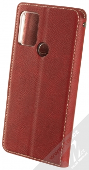 Molan Cano Issue Diary flipové pouzdro pro Motorola Moto G50 červená (red) zezadu