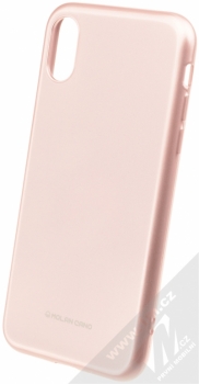 Molan Cano Jelly Case TPU ochranný kryt pro Apple iPhone X růžově zlatá (rose gold)