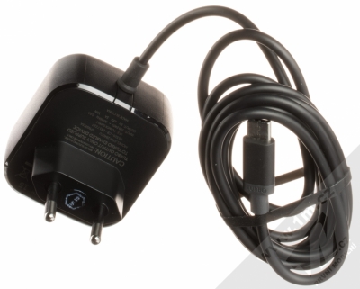 Motorola SPN5915A originální nabíječka do sítě Turbo Charge s USB Type-C konektorem černá (black) komplet
