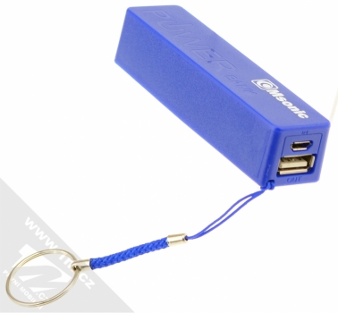 Msonic MY2552B PowerBank záložní zdroj 2500mAh pro mobilní telefon, mobil, smartphone modrá (blue) konektory