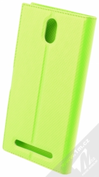 MyPhone BookCover flipové pouzdro pro MyPhone Fun 5 zelená (green) zezadu