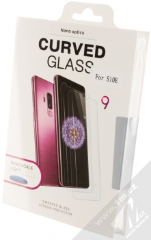 Nano Optics 5D UV Premium Tempered Glass ochranné tvrzené sklo na kompletní displej pro Samsung Galaxy S10e krabička