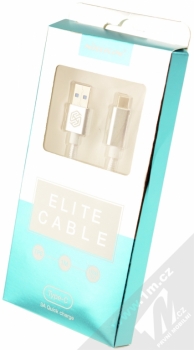 Nillkin Elite opletený USB 3.0 kabel s USB Type-C konektorem pro mobilní telefon, mobil, smartphone, tablet stříbrná (silver) krabička