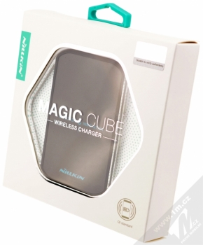 Nillkin Magic Cube Wireless Charger základna s Qi bezdrátovým nabíjením pro mobilní telefon, mobil, smartphone, tablet černá (black) krabička