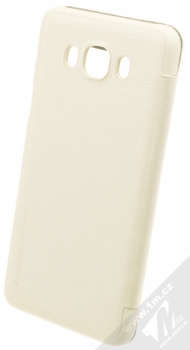 Nillkin Qin flipové pouzdro pro Samsung Galaxy J7 (2016) bílá (white) zezadu