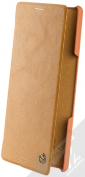 Nillkin Qin flipové pouzdro pro Sony Xperia 10 Plus hnědá (brown)