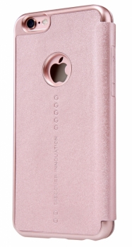 Nillkin Sparkle flipové pouzdro pro Apple iPhone 6, iPhone 6S růžově zlatá (rose gold)