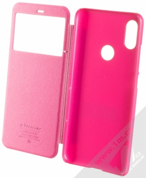 Nillkin Sparkle flipové pouzdro pro Xiaomi Mi A2 růžová (rose red) otevřené