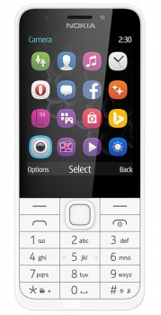 NOKIA 230 bílá (silver) mobilní telefon, mobil