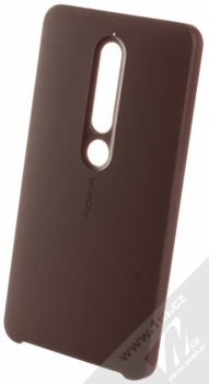 Nokia CC-505 Soft Touch Case originální ochranný kryt pro Nokia 6.1 tmavě červená (iron red)