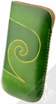 Pierre Cardin Spirit kožené pouzdro XXL zelená (green)