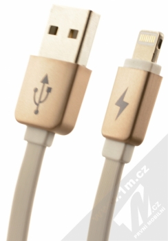 Remax KingKong plochý USB kabel s Apple Lightning konektorem - délka 3 metry bílá (white)