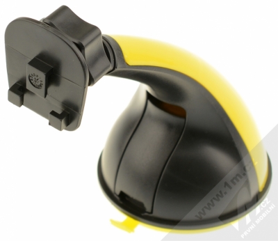 Remax RM-C04 univerzální držák do auta s přísavkou pro mobilní telefon, mobil, smartphone černo žlutá (black yellow) držák zepředu