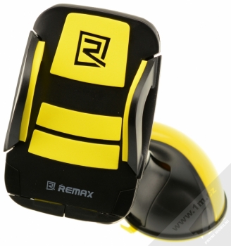 Remax RM-C04 univerzální držák do auta s přísavkou pro mobilní telefon, mobil, smartphone černo žlutá (black yellow)
