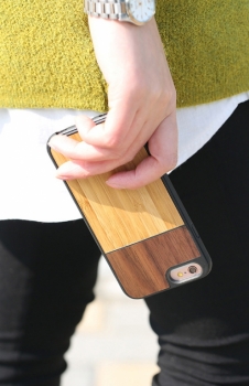 Remax Tanyet Bamboo dřevěný ochranný kryt pro Apple iPhone 6, iPhone 6S hnědá (brown)