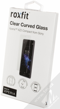 Roxfit Clear Curved Glass ochranné tvrzené sklo na kompletní displej pro Sony Xperia XZ2 Compact (TMP2183CC) průhledná (clear) krabička