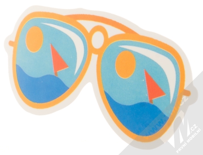 Samolepka Odraz moře ve slunečních brýlích 1