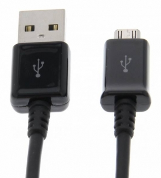 Samsung EP-TA12EBEU originální nabíječka 10W s USB výstupem 2A + Samsung ECB-DU4EBE USB kabel s microUSB konektorem černá (black) USB kabel konektory