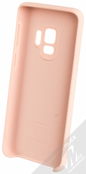Samsung EF-PG960TP Silicone Cover originální ochranný kryt pro Samsung Galaxy S9 růžová (pink) zepředu