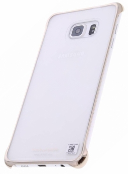Samsung EF-QG928CF Clear Cover průhledný originální ochranný kryt pro Samsung Galaxy S6 Edge+ zlatá (gold)