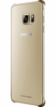 Samsung EF-QG928CF Clear Cover průhledný originální ochranný kryt pro Samsung Galaxy S6 Edge+ zlatá (gold)