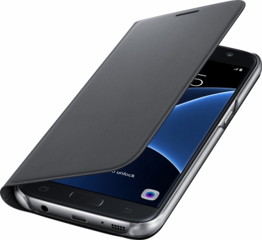 Samsung EF-WG930PB Flip Wallet originální flipové pouzdro pro Samsung Galaxy S7 černá (black)