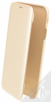 Samsung EF-WJ730CF Wallet Cover originální flipové pouzdro pro Samsung Galaxy J7 (2017) zlatá (gold)