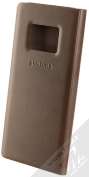 Samsung EF-WN960LA Leather Wallet Cover originální flipové pouzdro pro Samsung Galaxy Note 9 hnědá (brown) zezadu