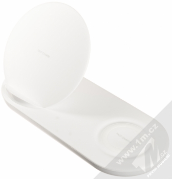 Samsung EP-N6100TW Wireless Charger Duo stojánek a podložka pro bezdrátové nabíjení bílá (white)