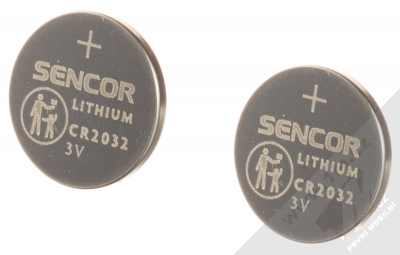 Sencor SBA CR2032 2BP LI knoflíkové baterie CR2032 - 2ks stříbrná (silver)