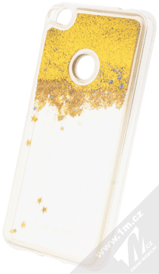 Sligo Liquid Glitter Full ochranný kryt s přesýpacím efektem třpytek pro Huawei P9 Lite (2017) zlatá (gold)