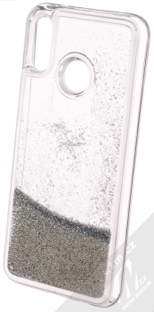 Sligo Liquid Pearl Full ochranný kryt s přesýpacím efektem třpytek pro Huawei P20 Lite stříbrná (silver) animace 5