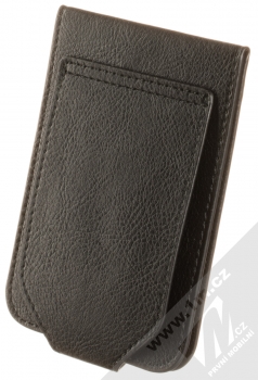 Sligo Pocket ochranný kryt s kapsičkami pro Apple iPhone XS Max černá (black) samotná kapsička zezadu