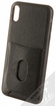 Sligo Pocket ochranný kryt s kapsičkami pro Apple iPhone XS Max černá (black) samotný ochranný kryt