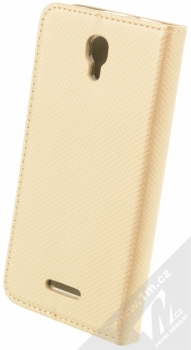 Sligo Smart Magnet flipové pouzdro pro Alcatel One Touch Pixi 4 (5) zlatá (gold) zezadu