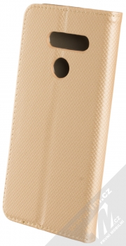 Sligo Smart Magnet flipové pouzdro pro LG K50S zlatá (gold) zezadu