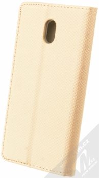 Sligo Smart Magnet flipové pouzdro pro Nokia 3 zlatá (gold) zezadu