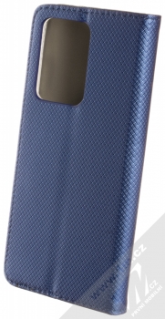 Sligo Smart Magnet flipové pouzdro pro Samsung Galaxy S20 Ultra tmavě modrá (dark blue) zezadu
