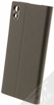 Sony SCSG30 Style Cover Stand originální flipové pouzdro pro Sony Xperia XA1 černá (black) zezadu