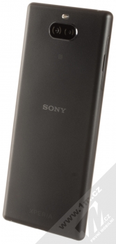 Sony Xperia 10 černá (black) šikmo zezadu
