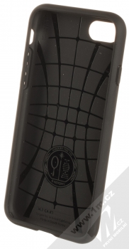 Spigen Core Armor odolný ochranný kryt pro Apple iPhone 7, iPhone 8, iPhone SE (2020) černá (matte black) zepředu