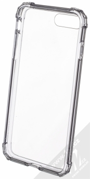 Spigen Crystal Shell odolný ochranný kryt pro Apple iPhone 7 Plus, iPhone 8 Plus černá průhledná (dark crystal) zepředu