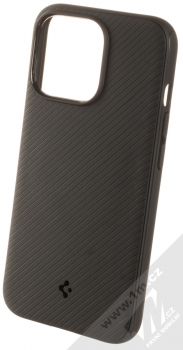 Spigen Mag Armor odolný ochranný kryt s kovovým plíškem pro Apple iPhone 13 Pro černá (matte black)