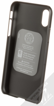 Spigen Thin Fit ochranný kryt pro Apple iPhone X černá (matte black) zepředu