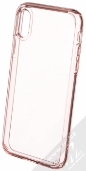 Spigen Ultra Hybrid odolný ochranný kryt pro Apple iPhone X růžová průhledná (rose crystal)