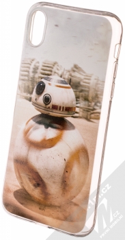 Star Wars BB-8 001 TPU ochranný silikonový kryt s motivem pro Apple iPhone XR bílá (white)