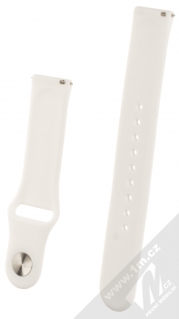Tactical Single Color Strap silikonový pásek na zápěstí s univerzální osičkou 20mm bílá (white) zezadu