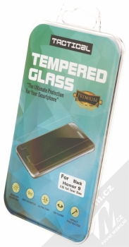 Tactical Tempered Glass ochranné tvrzené sklo na kompletní displej pro Honor 9 černá (black) krabička