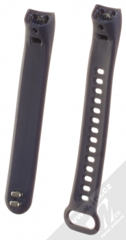 Tactical Vertical Lines Strap silikonový pásek na zápěstí pro Honor Band 3 tmavě modrá (dark blue) zezadu