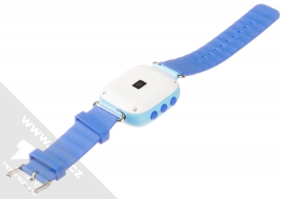 Tortoyo Q60 Kids Smart Watch dětské chytré hodinky s GPS lokalizací modrá (blue) rozepnuté zezadu